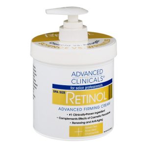 advanced clinicals retinol advanced firming cream 454g