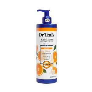 dr teals citrus essential oil body lotion 532ml