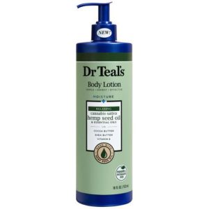 dr teals relaxing hemp seed oil body lotion 18oz