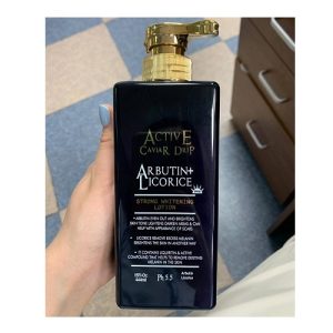 active caviar drip arbutin plus licorice whitening lotion 444ml
